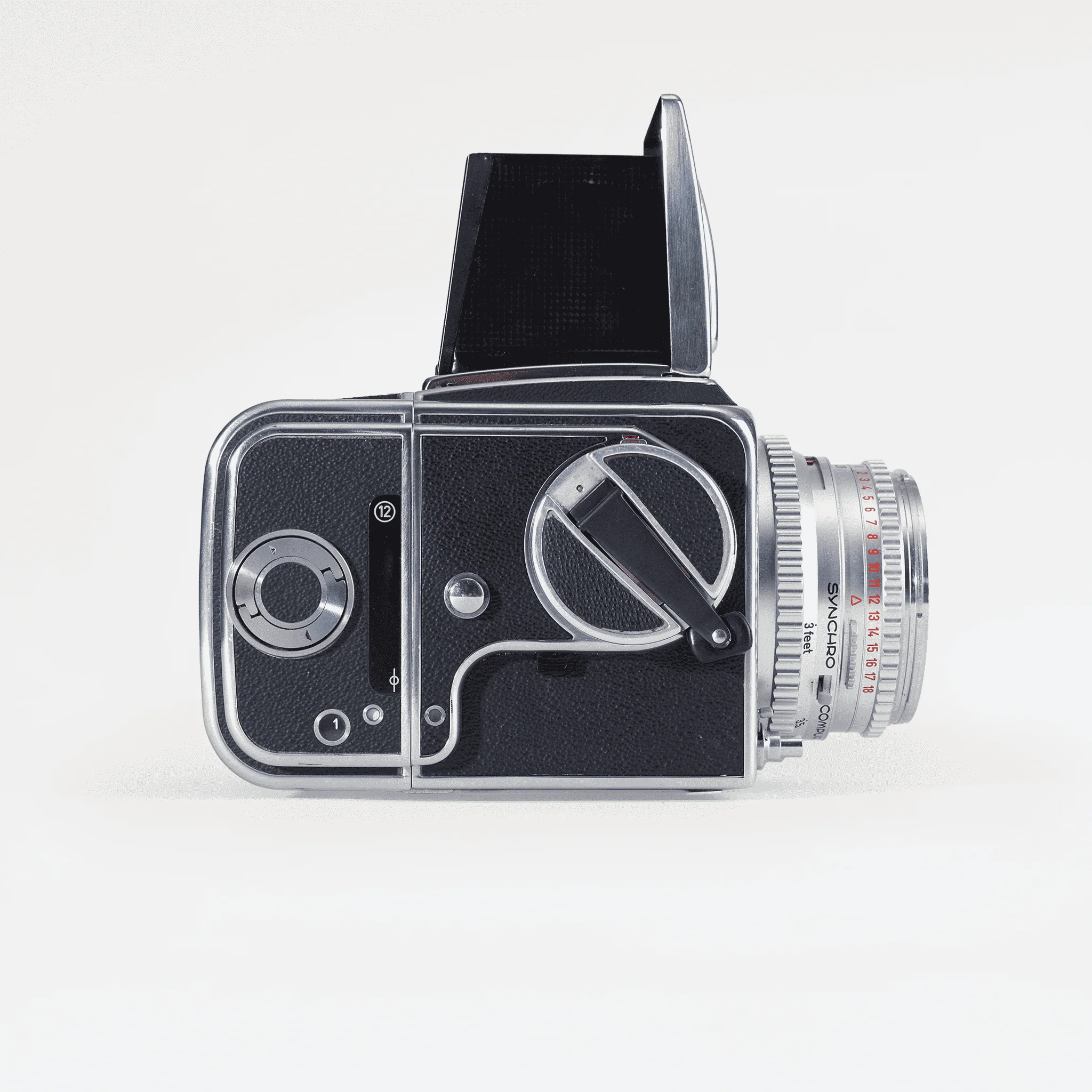 Hasselblad 500C (modified screen holder) + Planar 2/8/80mm C | Fully Refurbished - Image 4