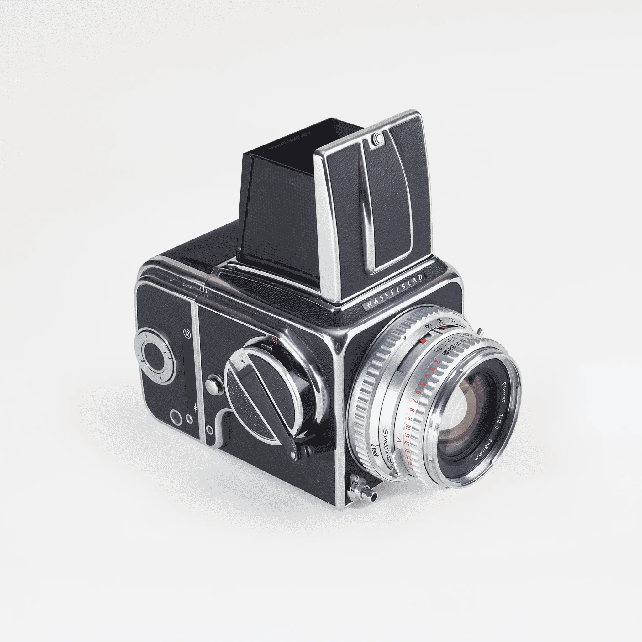 Hasselblad 500C (modified screen holder) + Planar 2/8/80mm C | Fully Refurbished - Image 8